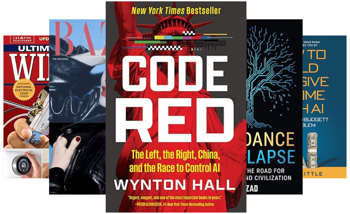 Stack of published books